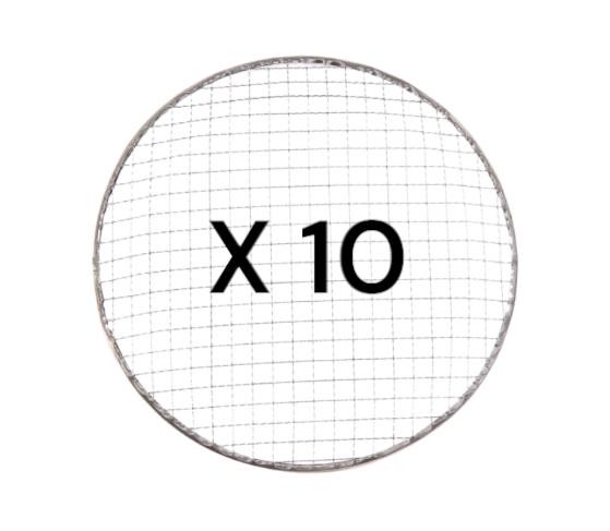 Disposable Charcoal Grills 10 pcs