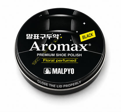 Malpyo Aromax Shoe Polish (말표 구두약) — Black, 40g