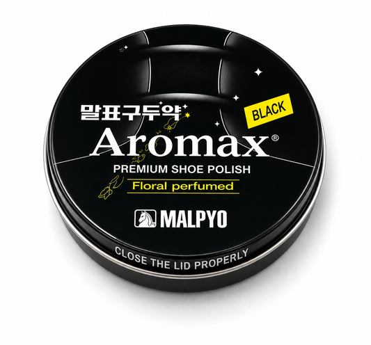 Malpyo Aromax Shoe Polish (말표 구두약) — Black, 40g