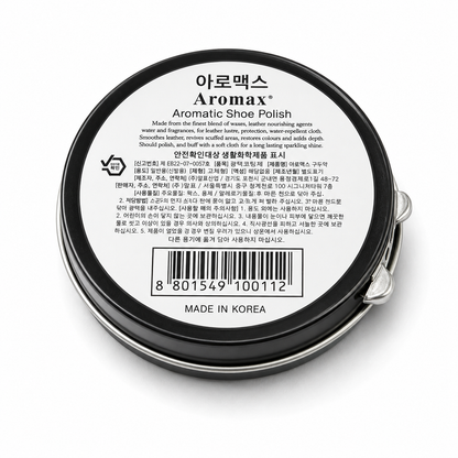 Malpyo Aromax Shoe Polish (말표 구두약) — Black, 40g