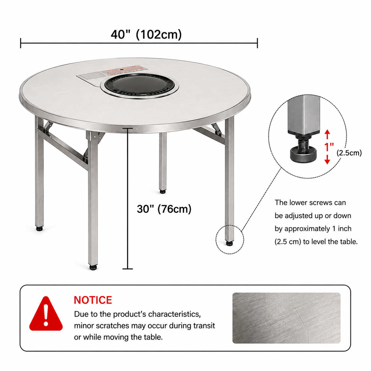 KBBQBros MARU – Round Korean BBQ Grill Table | Charcoal and Gas, Made in Korea