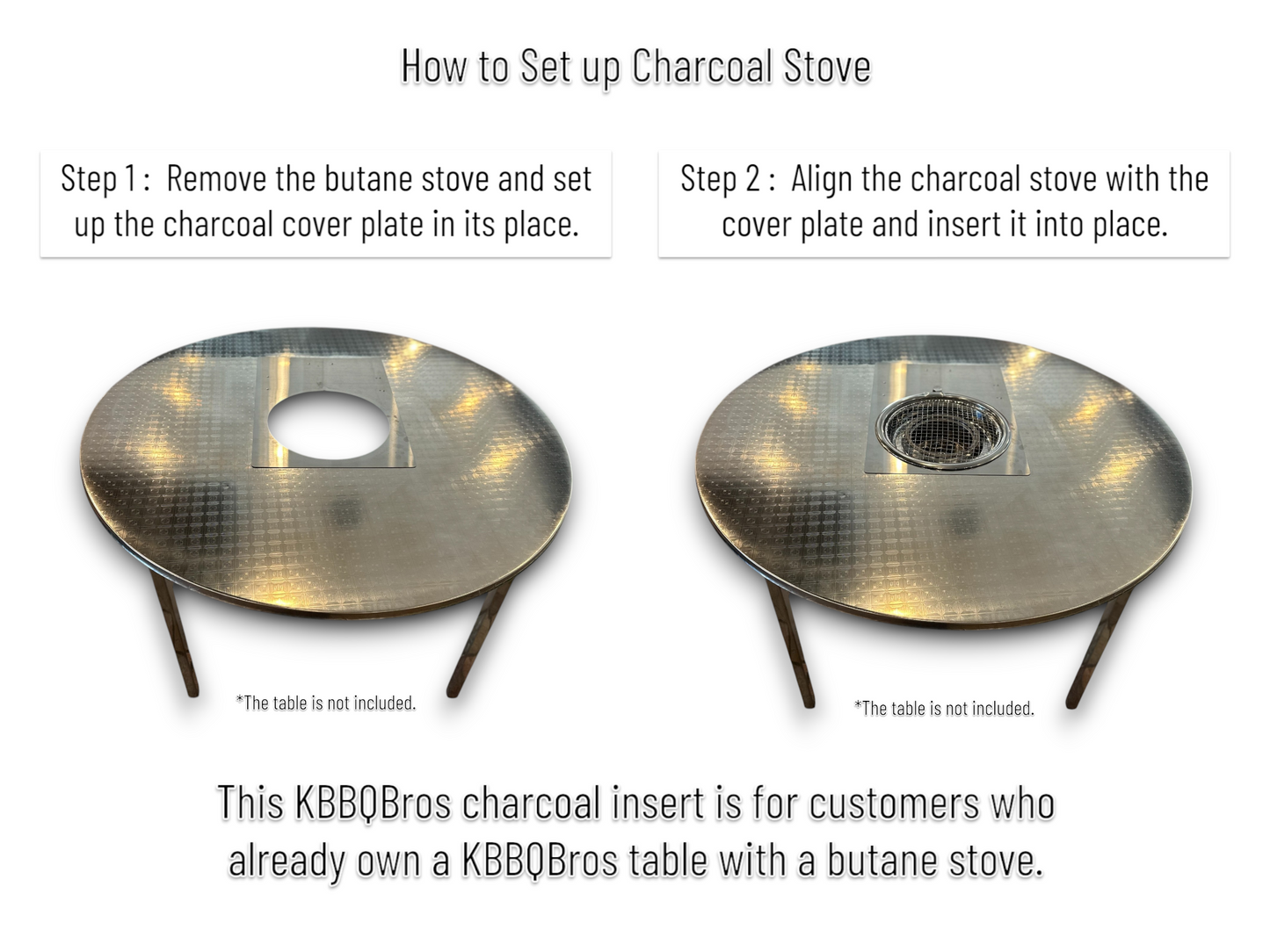 Duo Charcoal Insert (Ship in early June)